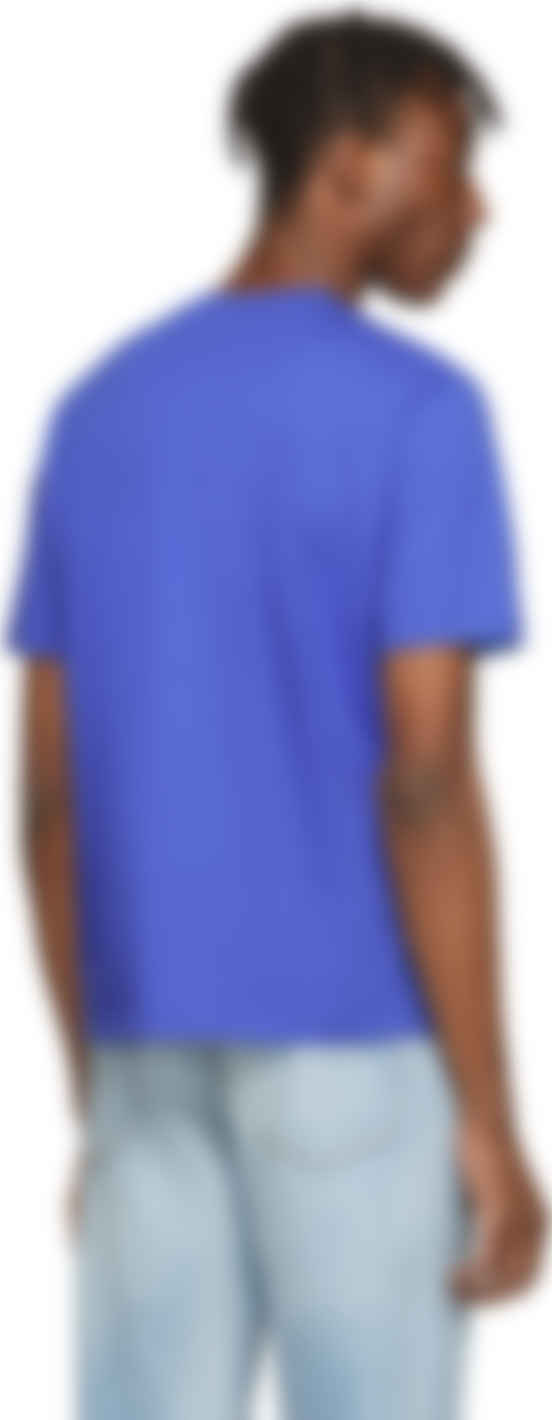 balenciaga blue t shirt