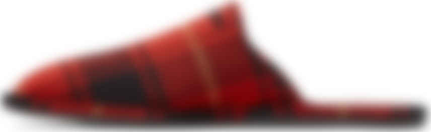 balenciaga square toe leather mules red