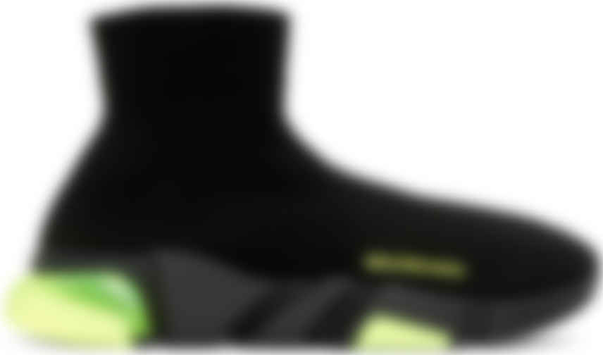 balenciaga sneakers black and green