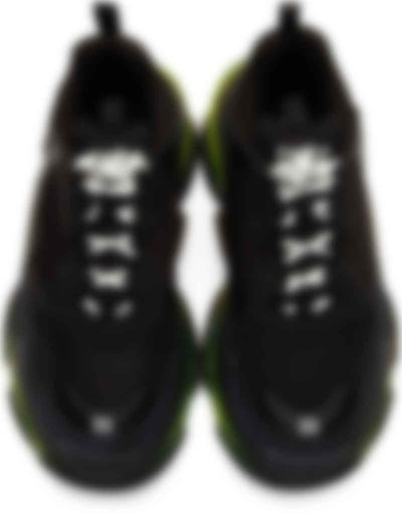 balenciaga clear sole triple s black