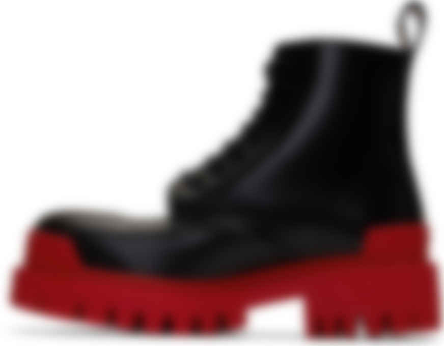 balenciaga bottes rouge