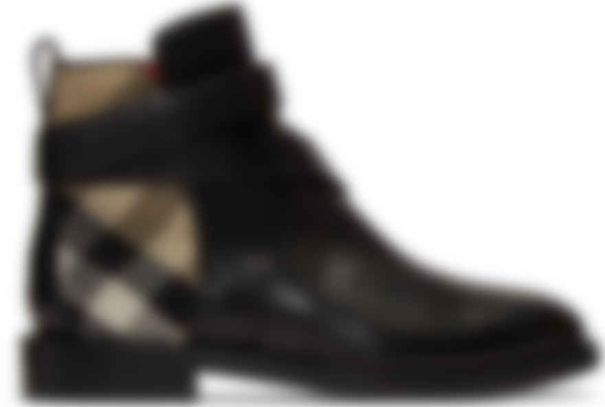 burberry black boots