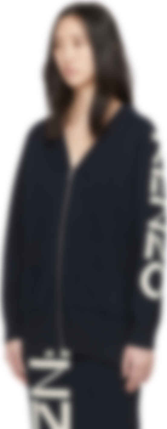 kenzo zipped cardigan