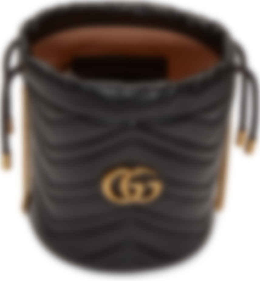 gucci gg marmont 2.0 mini leather bucket bag
