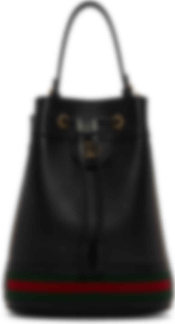 gucci bucket bag black