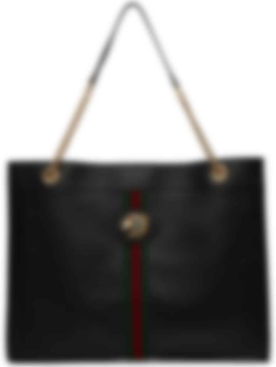 gucci rajah tote black