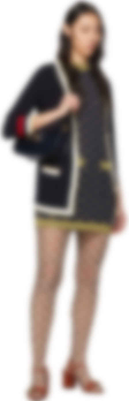 gucci navy dress