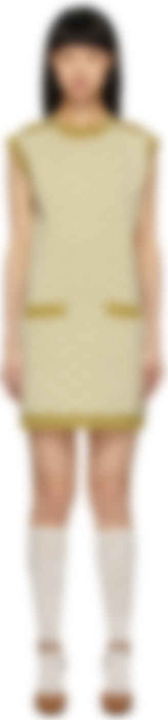 gucci gold dress