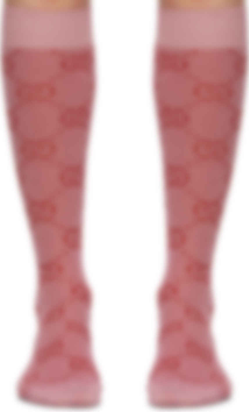 pink gg socks