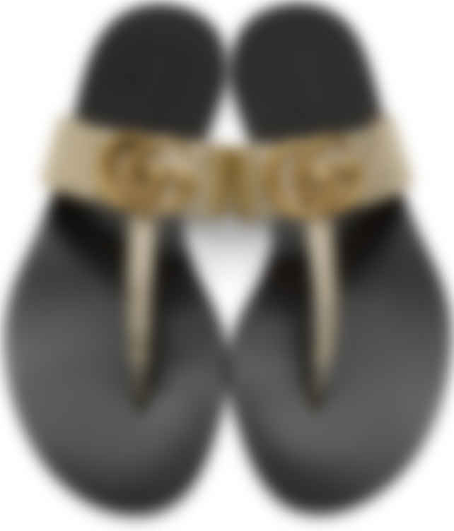 sandales plates gucci