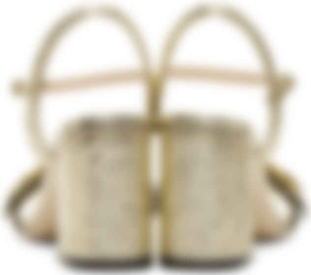gold gucci marmont sandals