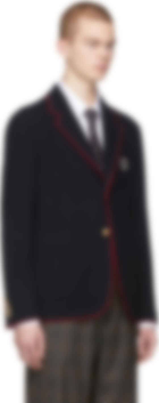 gucci navy blazer