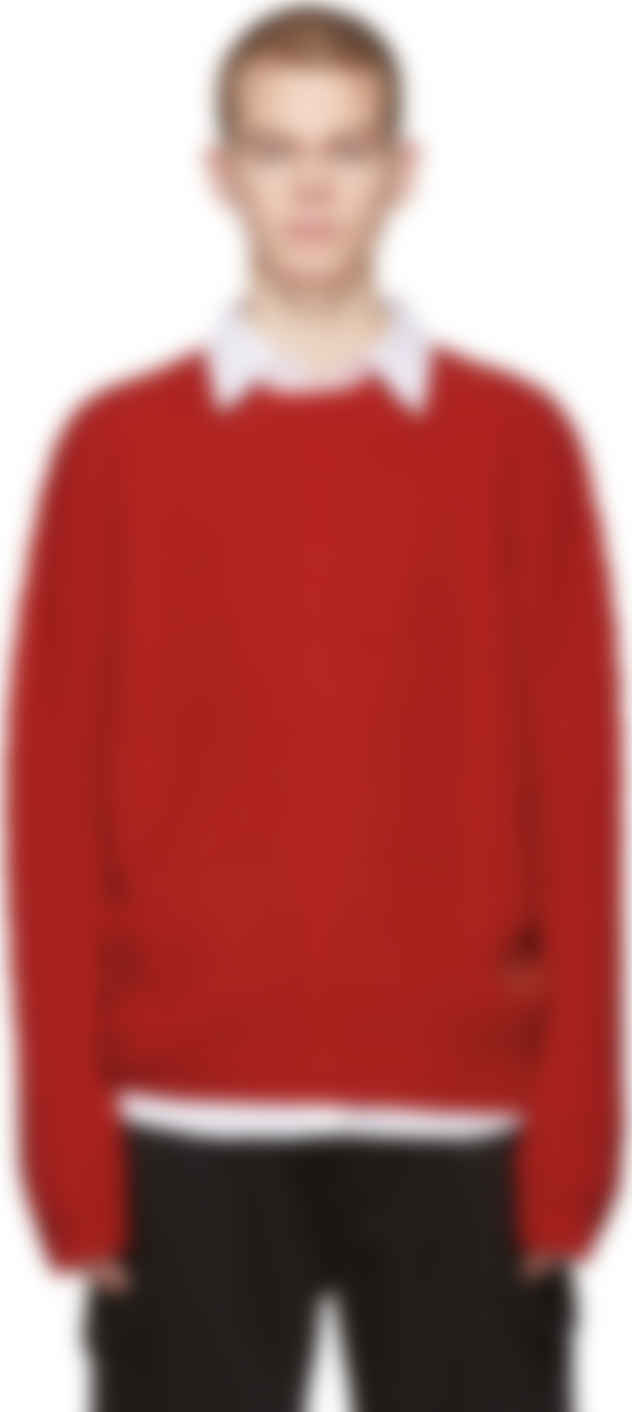 red gucci crewneck