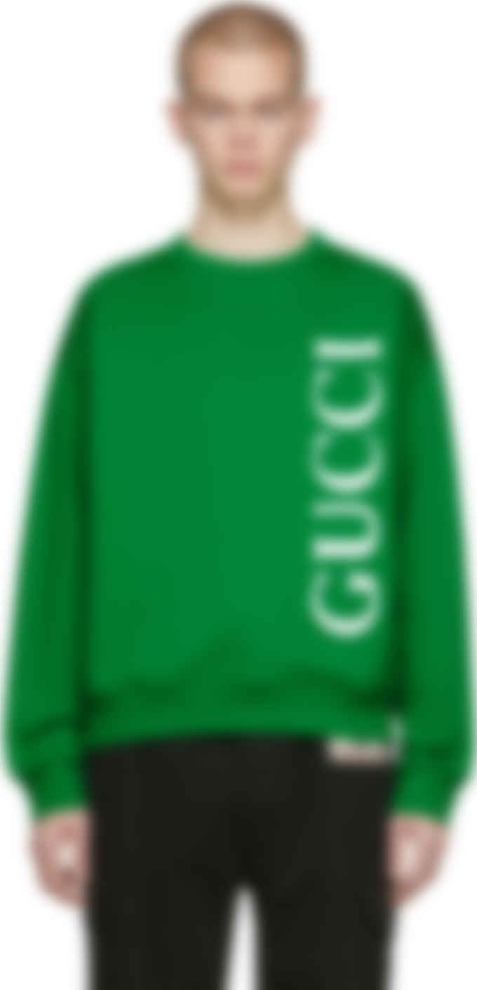 gucci sweatshirt green