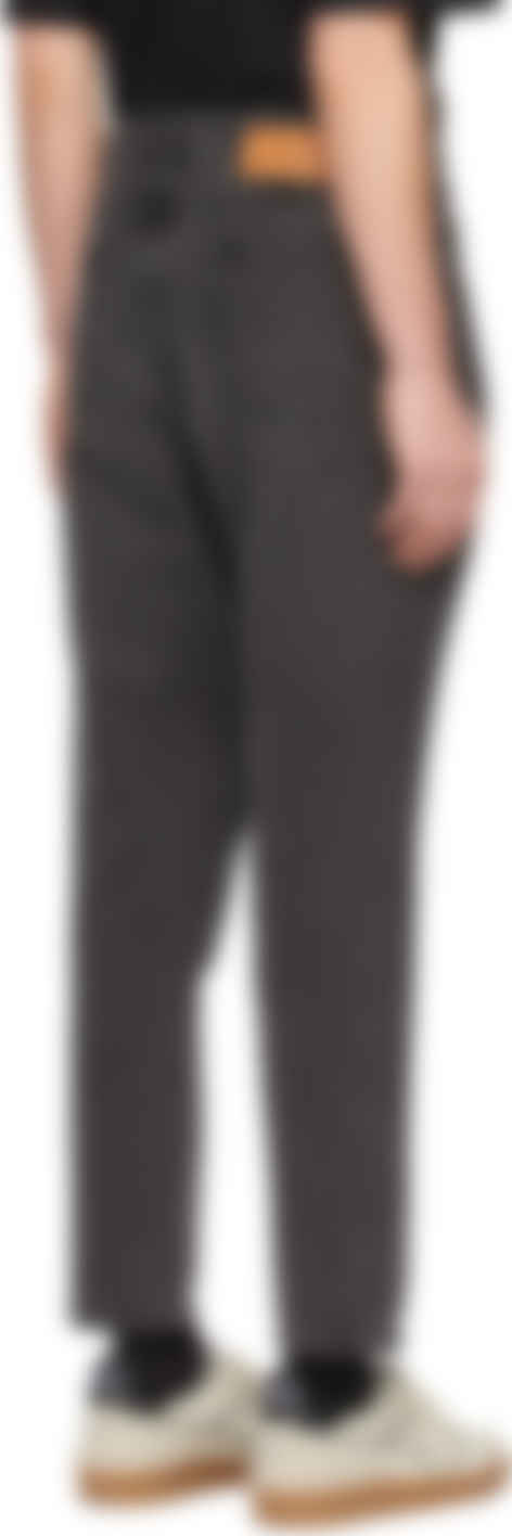 black carrot fit jeans