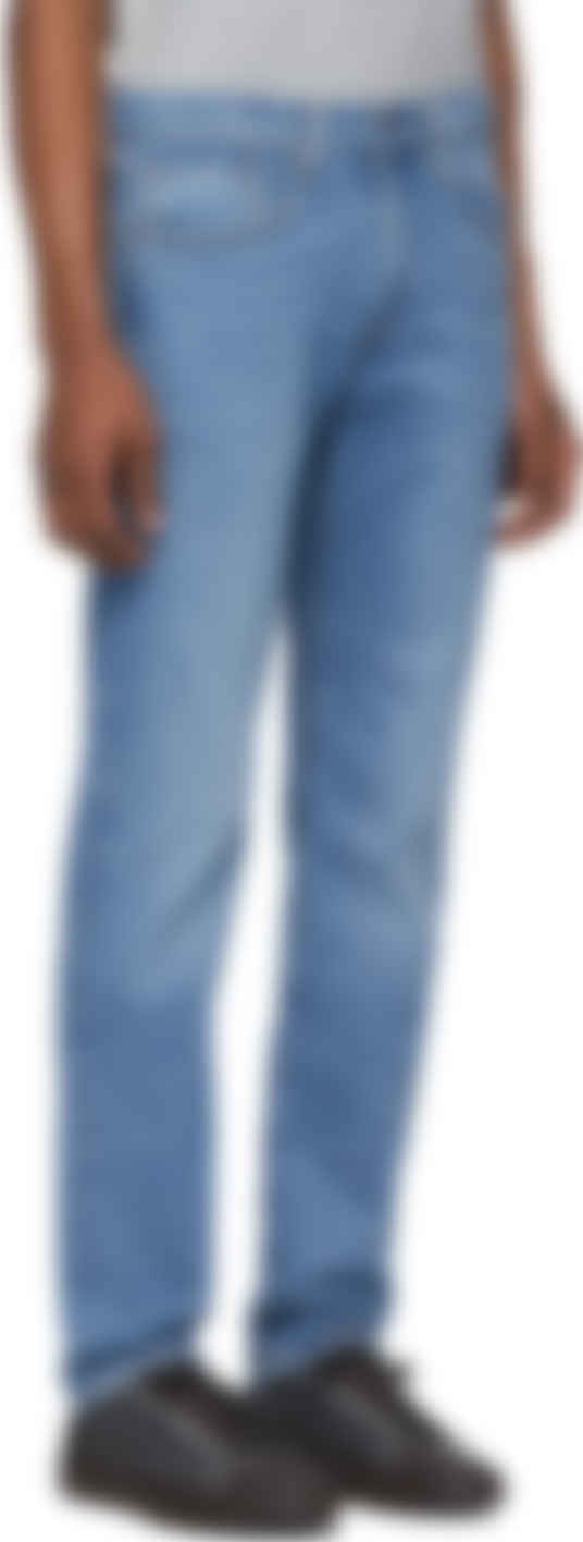 levi's 502 regular tapered jeans blue
