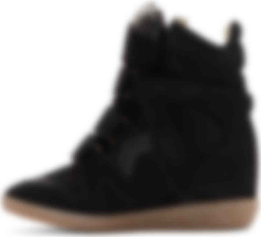 Black Bekett Sneakers By Isabel Marant On Sale