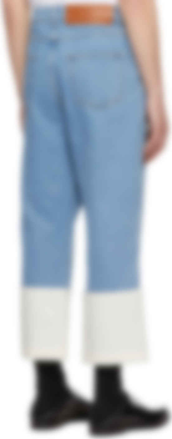 Loewe: Blue Fisherman Jeans | SSENSE