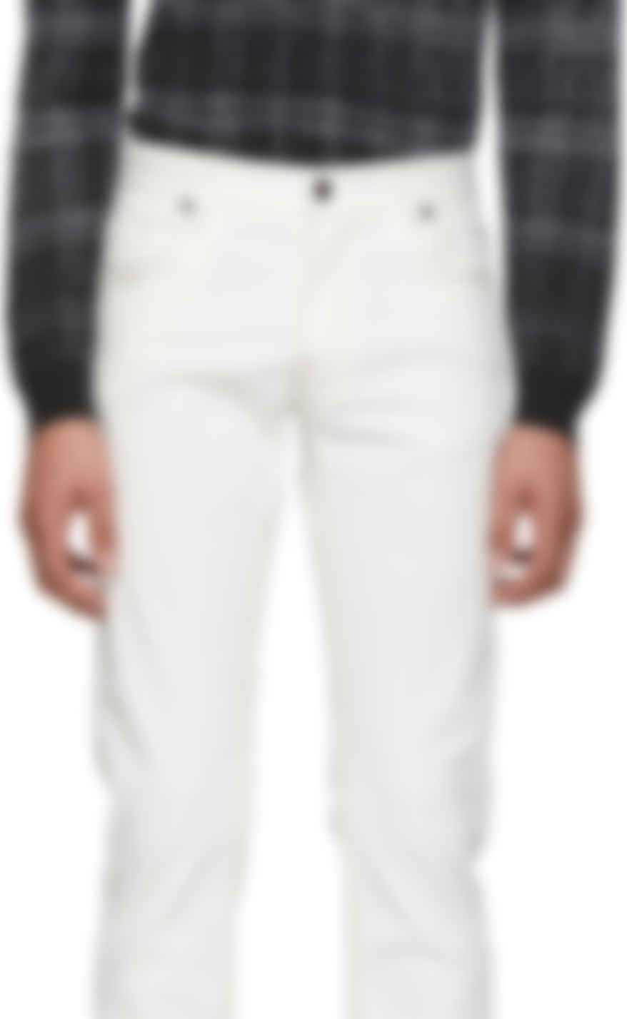 fendi white jeans