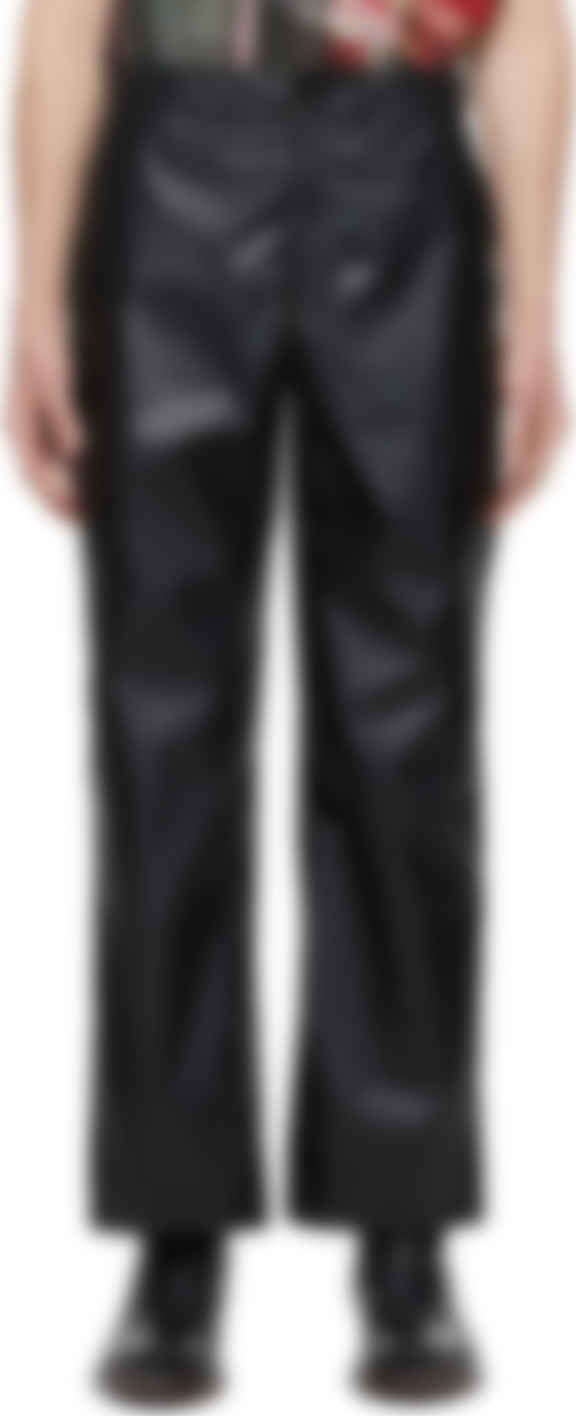 black tech cargo pants