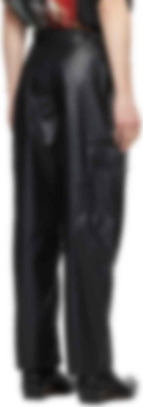 black tech cargo pants