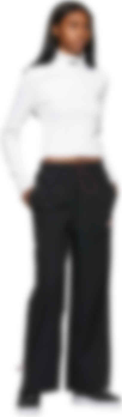 black track pants nike