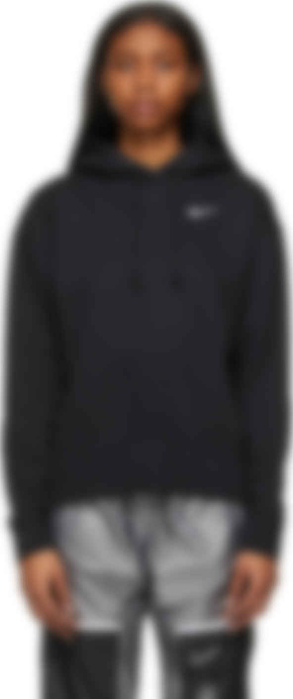 nike black essential hoodie