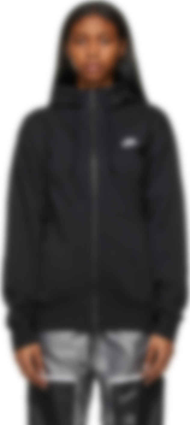 nike black zip up