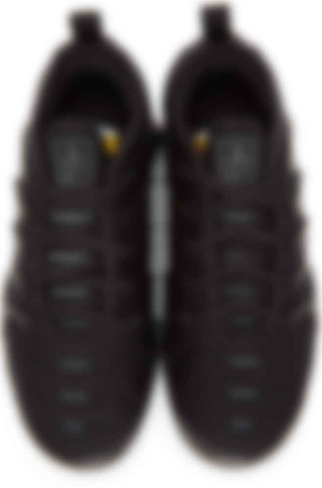 black & white air vapormax plus sneakers
