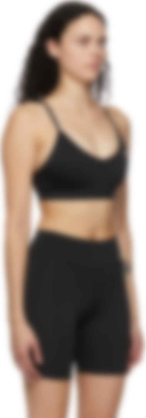 nike black indy sports bra