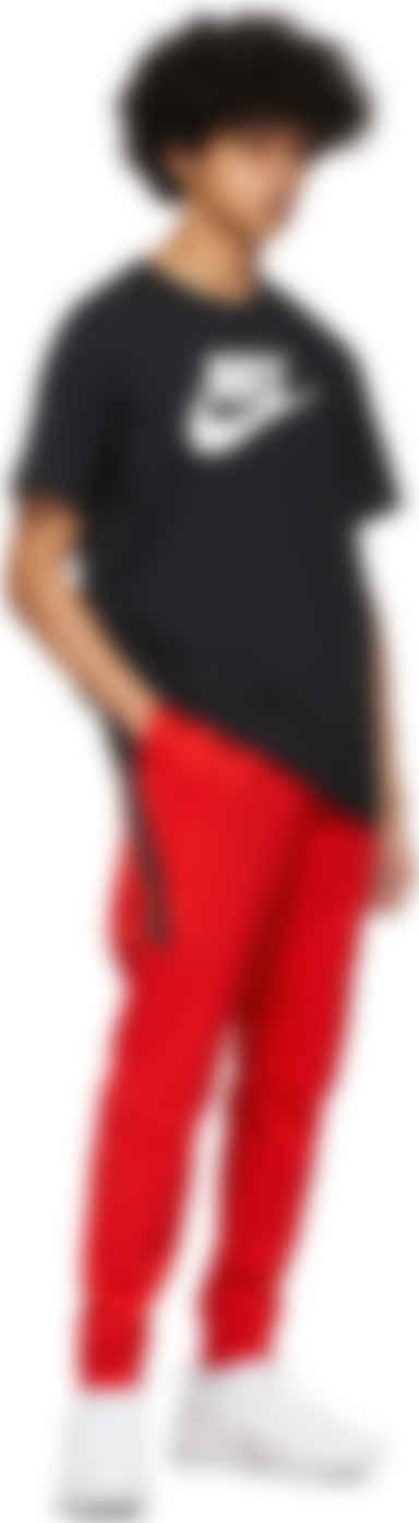 nike red fleece joggers