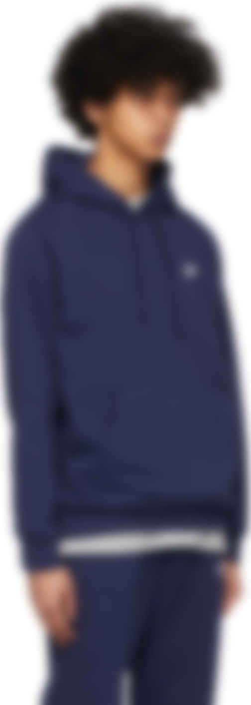 nike navy blue pullover hoodie