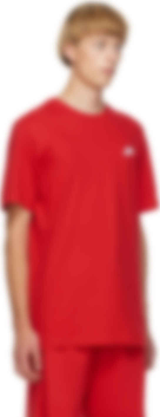 nike club t shirt red
