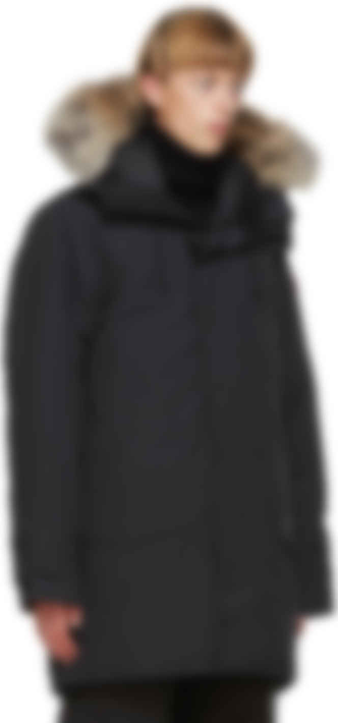 canada goose langford parka navy l