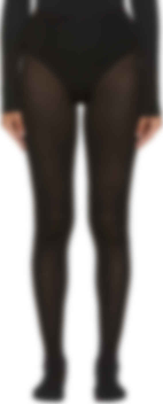 Wolford: Black Merino Wool Tights | SSENSE