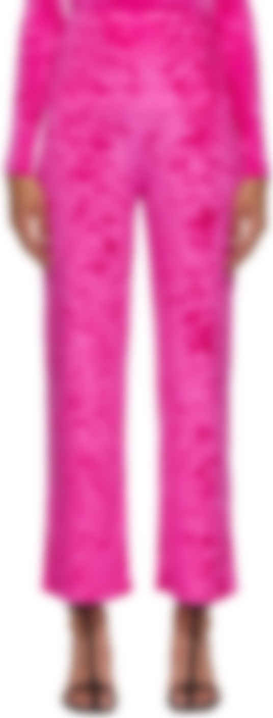 velvet pink pants