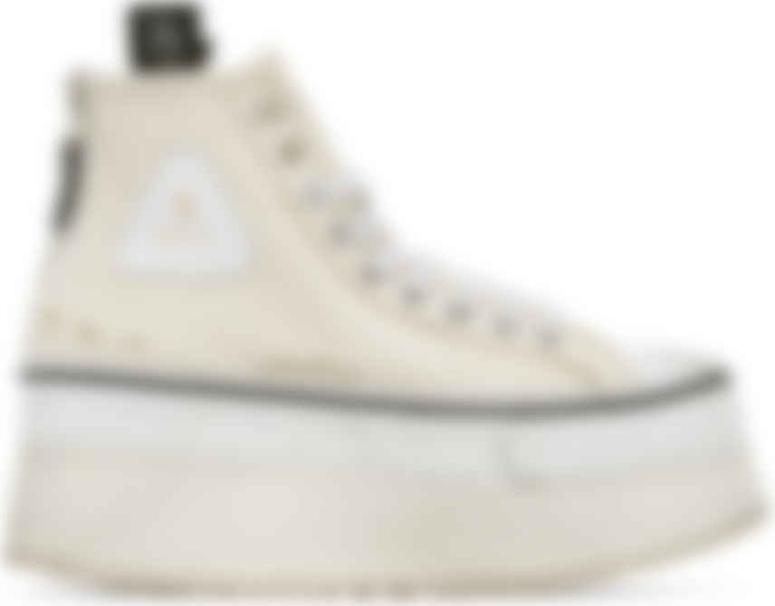 white sneakers high platform
