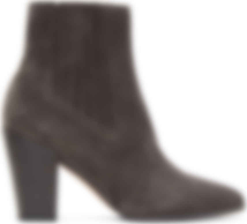 Grey Suede High Rover Boots by rag 