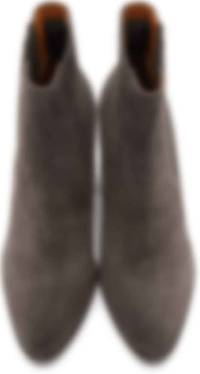 rag and bone grey suede booties
