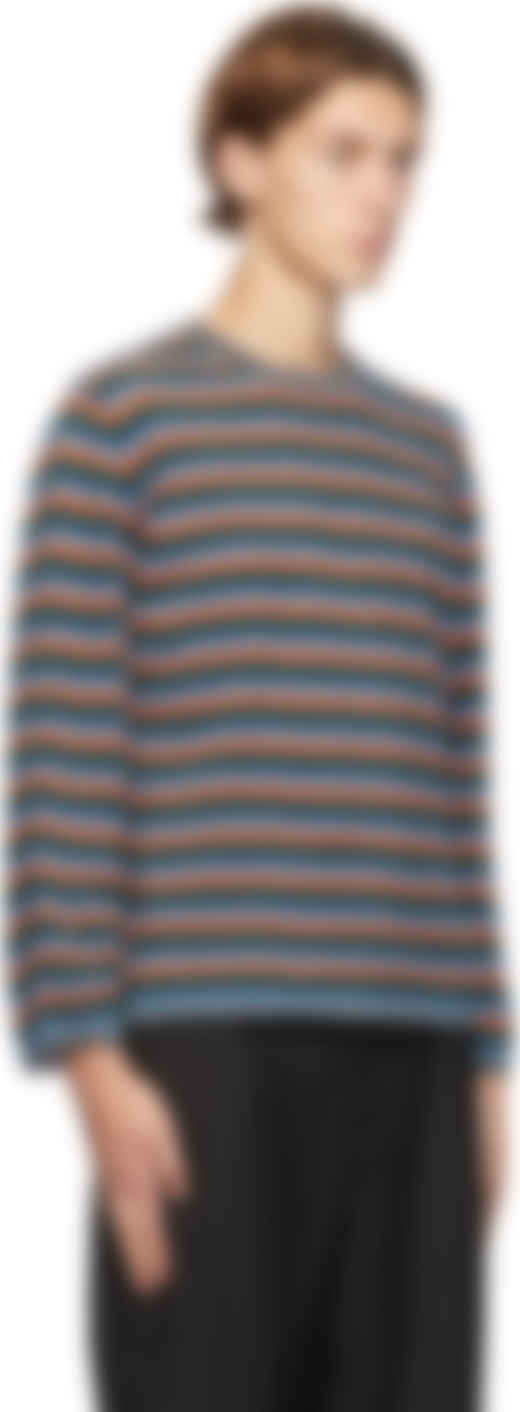comme des garcons striped sweater