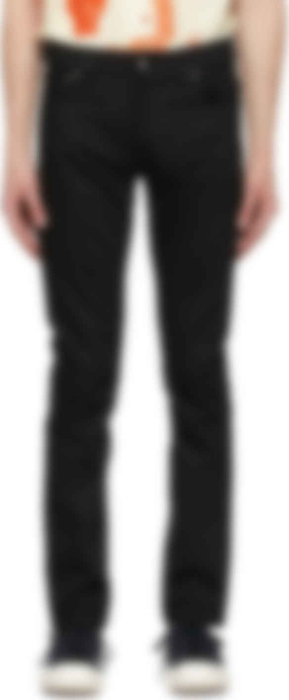 nudie jeans thin finn black