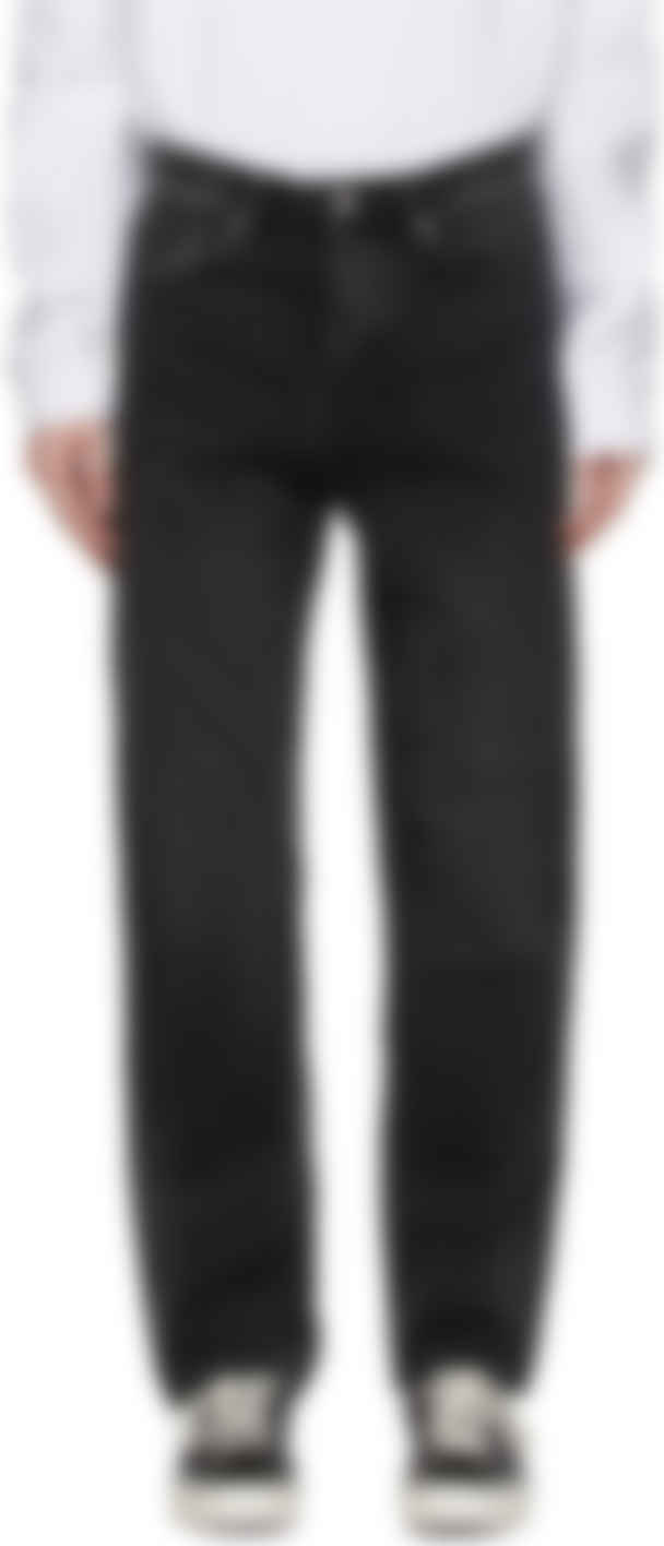 ksubi jeans with flag black