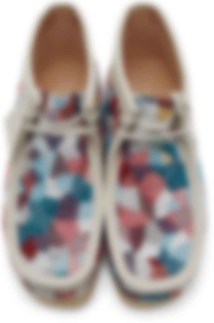multicolor wallabee clarks
