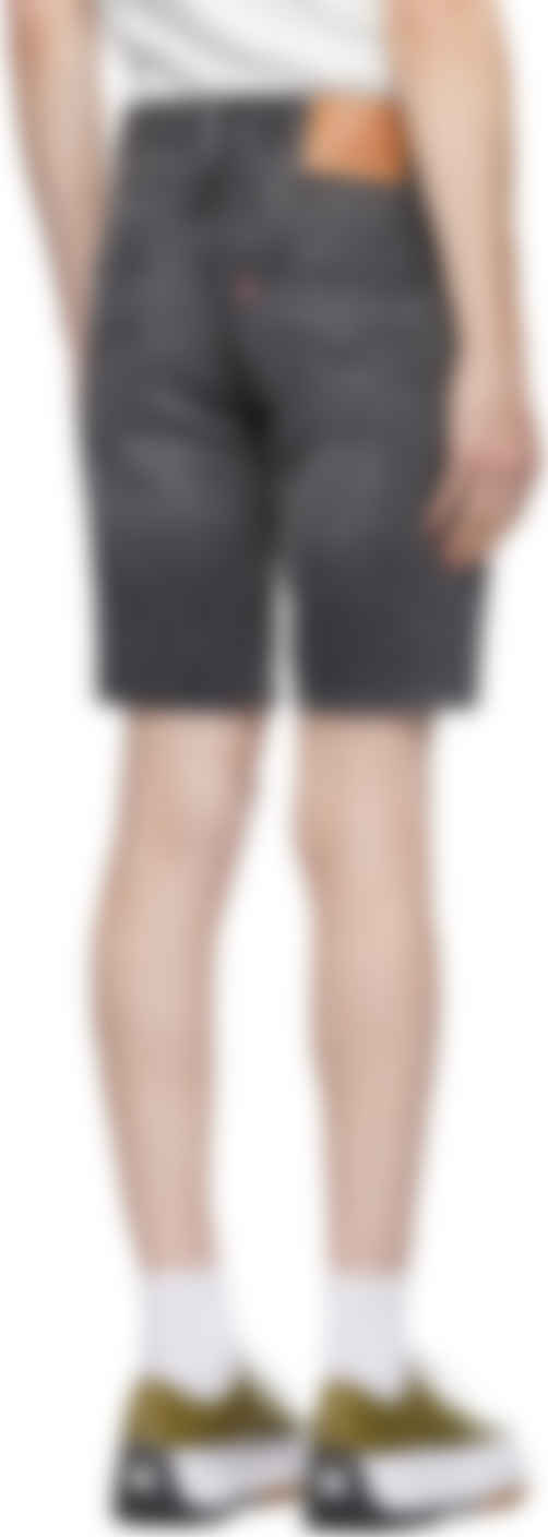 levis black 501 shorts
