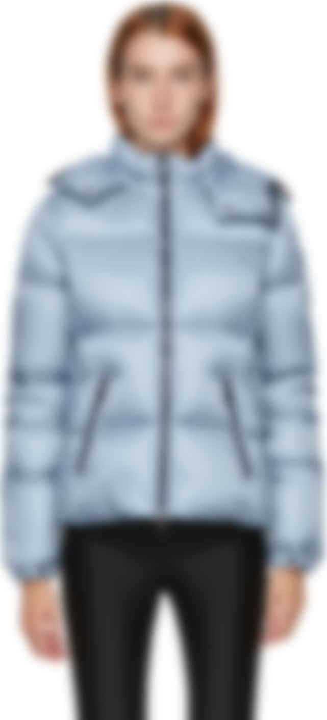 moncler coat blue