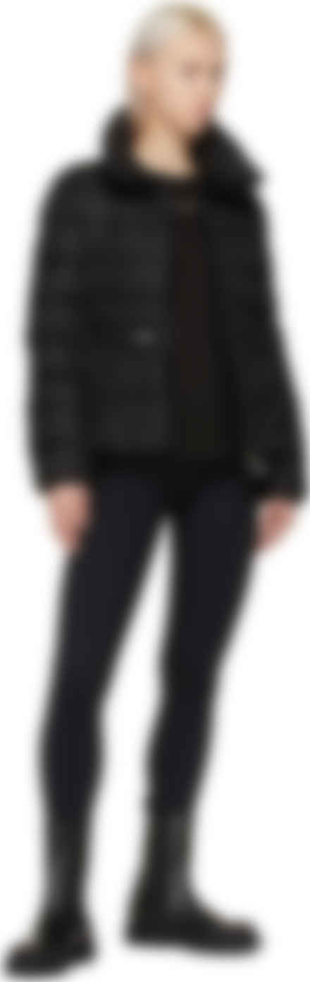 moncler marque jacket black