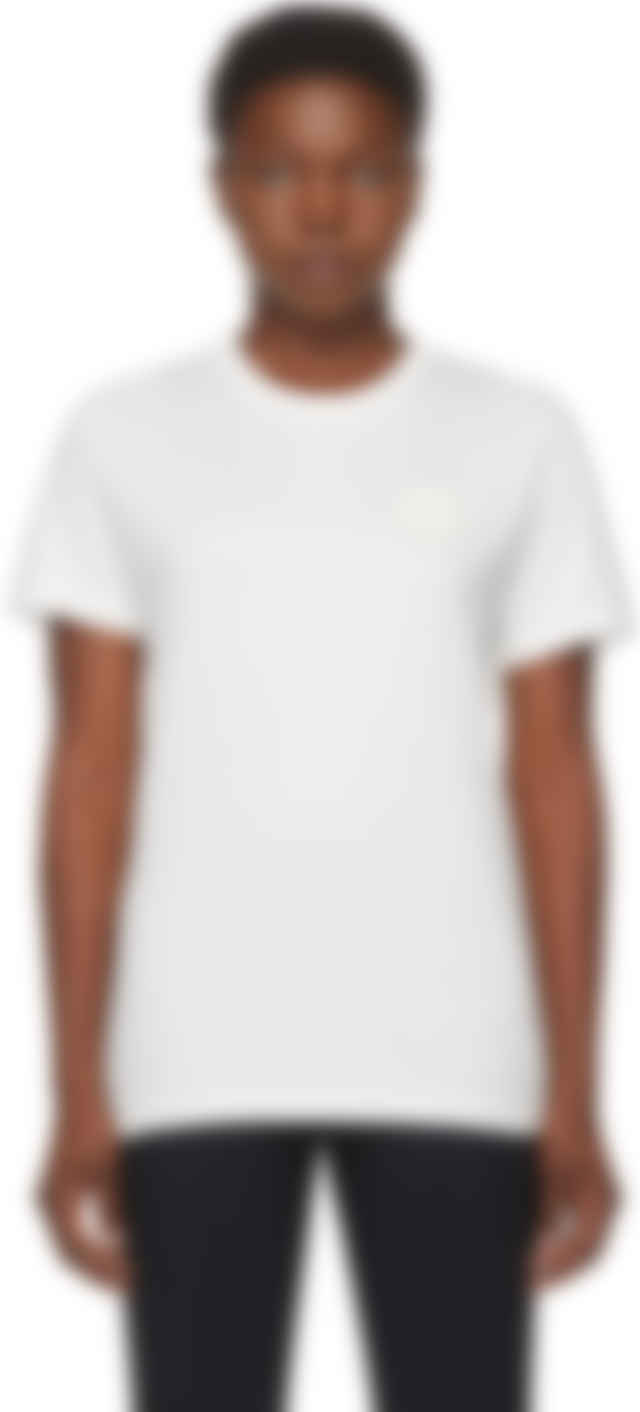 ホワイト ロゴ T シャツ