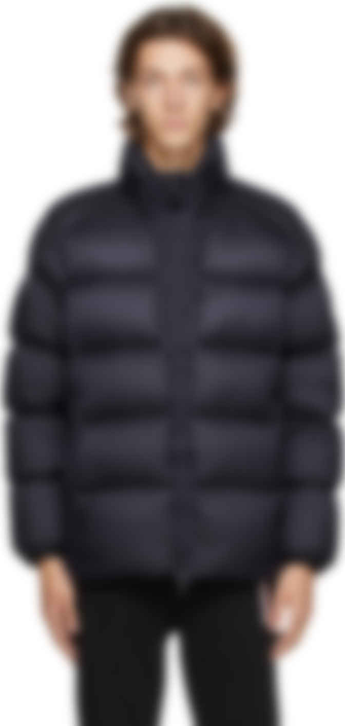 moncler navy puffer jacket