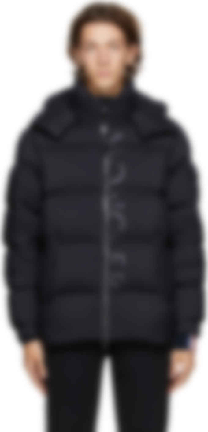moncler black puffer coat