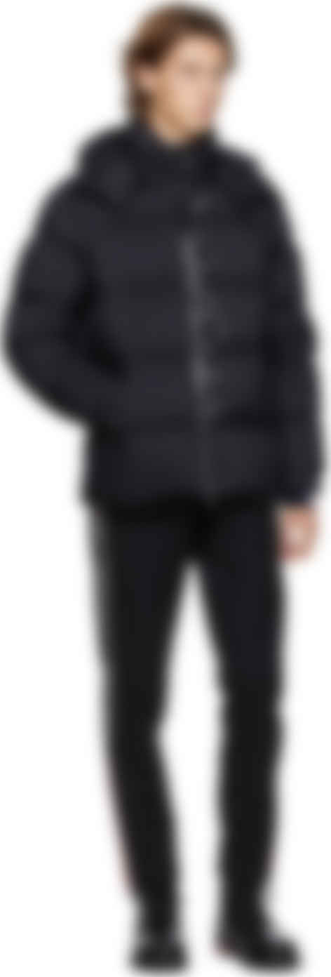 moncler puffer jacket black